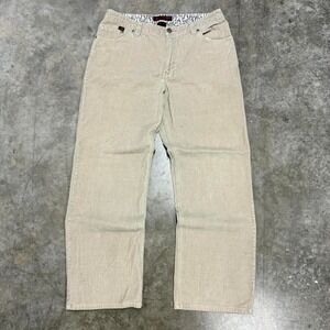 Vintage Y2K Tony Hawk Beige Corduroy Baggy Jeans 34x30